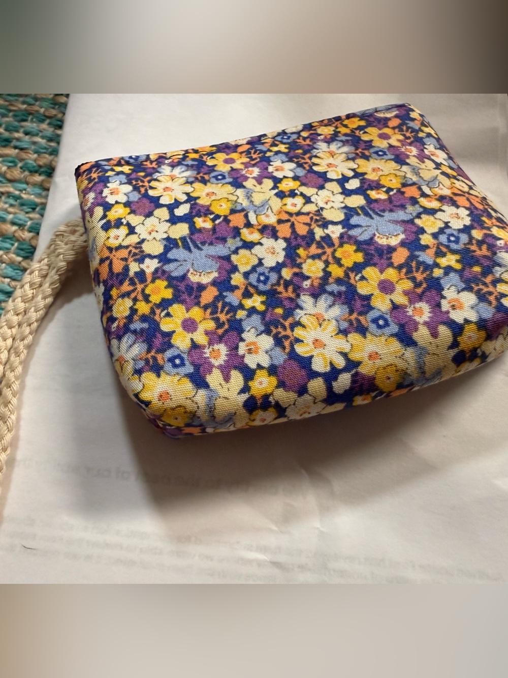 🌻NEW🌻Mini Floral Crossbody Bag in Purple and Yellow
